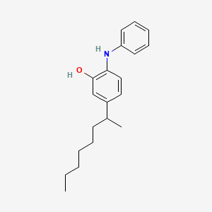 2-Anilino-5-(octan-2-yl)phenol