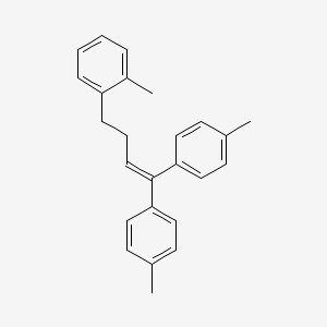 Benzene, 1-[4,4-bis(4-methylphenyl)-3-butenyl]-2-methyl-