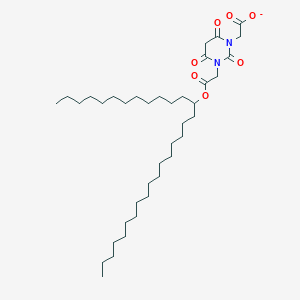 [2,4,6-Trioxo-3-{2-oxo-2-[(triacontan-13-yl)oxy]ethyl}tetrahydropyrimidin-1(2H)-yl]acetate