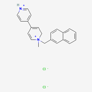 1-Methyl-1-[(naphthalen-2-yl)methyl]-1,2-dihydro-4,4'-bipyridin-1-ium dichloride