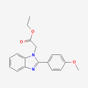 Ethyl [2-(4-methoxyphenyl)-1H-benzimidazol-1-yl]acetate