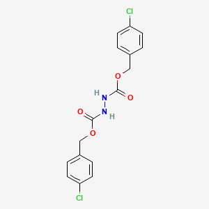 Bis[(4-chlorophenyl)methyl] hydrazine-1,2-dicarboxylate