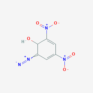 molecular formula C6H4N4O5 B1260509 2-Diazo-4,6-dinitrophenol 