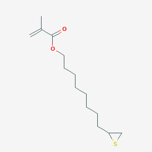 molecular formula C14H24O2S B1260510 9,10-Epithiodecyl methacrylate 