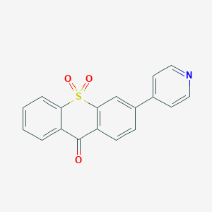 9H-Thioxanthen-9-one, 3-(4-pyridinyl)-, 10,10-dioxide