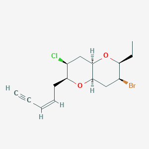 molecular formula C15H20BrClO2 B1260516 月桂十炔烯 B 