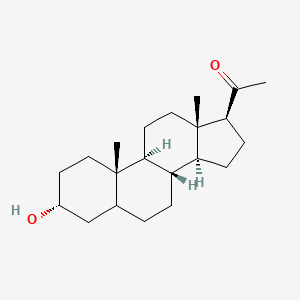 molecular formula C21H34O2 B1260524 Tetrahydroprogesterone 