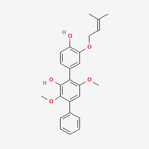 molecular formula C25H26O5 B1260536 4''-Deoxyisoterprenin 
