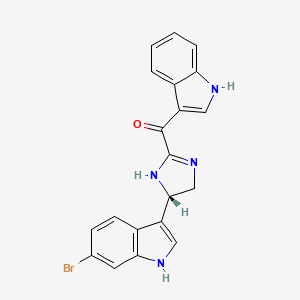 molecular formula C20H15BrN4O B1260539 spongotine A 