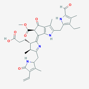 molecular formula C35H40N4O7 B1260546 Primary fluorescent chlorophyll catabolite 