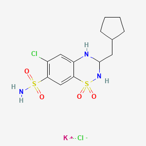 molecular formula C13H18Cl2KN3O4S2 B1260553 Navidrex-K CAS No. 83487-88-1