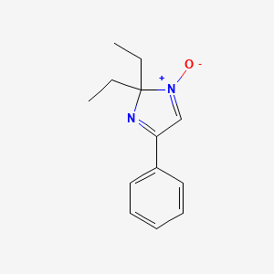 2,2-Diethyl-1-oxo-4-phenyl-2H-1lambda~5~-imidazole