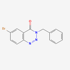 3-Benzyl-6-bromo-1,2,3-benzotriazin-4(3H)-one