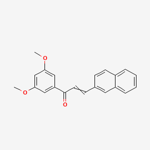 1-(3,5-Dimethoxyphenyl)-3-(naphthalen-2-yl)prop-2-en-1-one