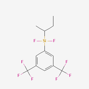 [3,5-Bis(trifluoromethyl)phenyl](butan-2-yl)difluorosilane