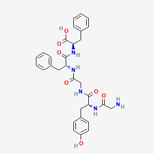 Glycyl-D-tyrosylglycyl-D-phenylalanyl-D-phenylalanine