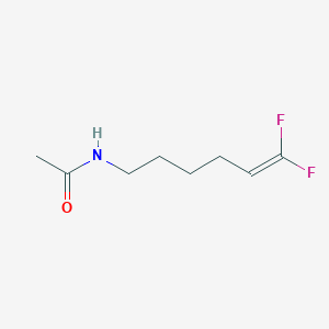 N-(6,6-Difluorohex-5-EN-1-YL)acetamide