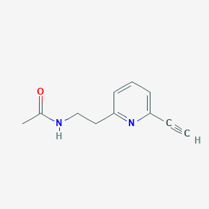 N-[2-(6-Ethynyl-2-pyridinyl)ethyl]acetamide