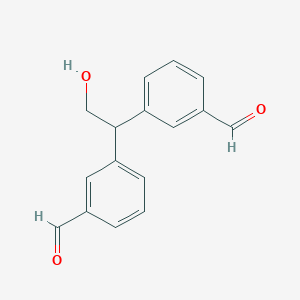 3,3'-(2-Hydroxyethane-1,1-diyl)dibenzaldehyde