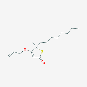 2(5H)-Thiophenone, 5-methyl-5-octyl-4-(2-propenyloxy)-