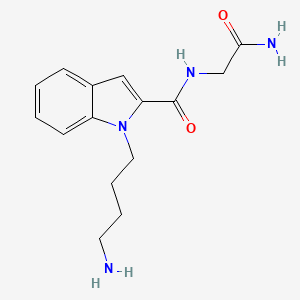 1-(4-Aminobutyl)-N-(2-amino-2-oxoethyl)-1H-indole-2-carboxamide