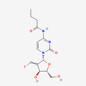 N-Butanoyl-2'-deoxy-2'-(fluoromethylidene)cytidine