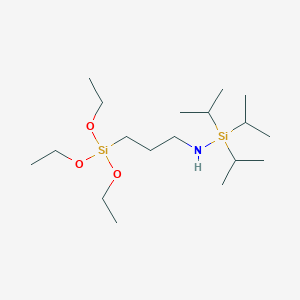 1,1,1-Tri(propan-2-yl)-N-[3-(triethoxysilyl)propyl]silanamine