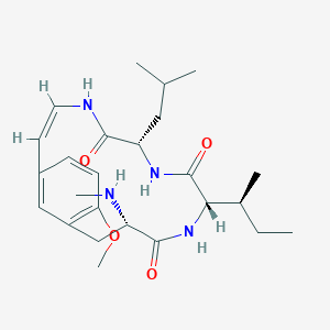 molecular formula C25H38N4O4 B1260578 Abyssenine A 
