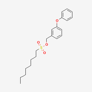 (3-Phenoxyphenyl)methyl octane-1-sulfonate