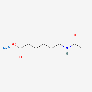 molecular formula C8H14NNaO3 B1260584 Sodium 6-acetamidohexanoate CAS No. 7234-48-2