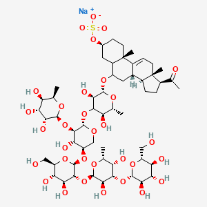 molecular formula C56H89NaO32S B1260586 Anasteroside B 