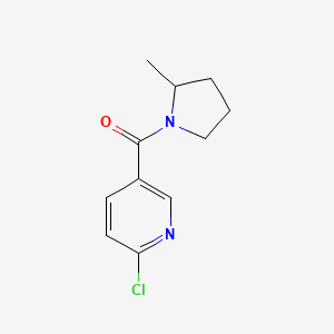 (6-Chloropyridin-3-yl)(2-methylpyrrolidin-1-yl)methanone