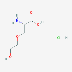 (2S)-2-amino-3-(2-hydroxyethoxy)propanoic acid;hydrochloride