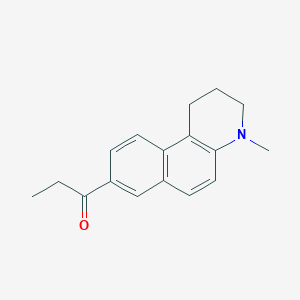 1-(4-Methyl-1,2,3,4-tetrahydrobenzo[f]quinolin-8-yl)propan-1-one