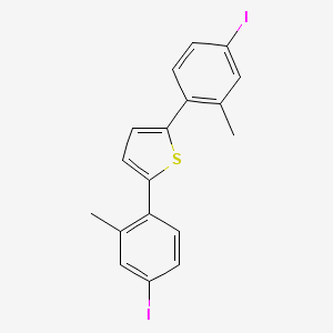 2,5-Bis(4-iodo-2-methylphenyl)thiophene