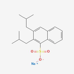 molecular formula C18H23NaO3S B1260593 Diisobutylnaphthalenesulfonic acid sodium salt CAS No. 29256-81-3