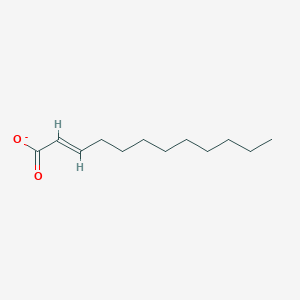 molecular formula C12H21O2- B1260609 (E)-dodec-2-enoate 