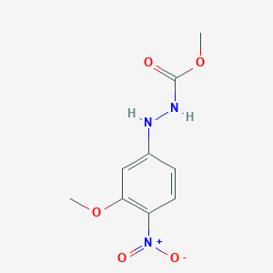 Methyl 2-(3-methoxy-4-nitrophenyl)hydrazine-1-carboxylate