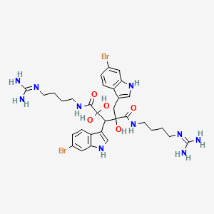 molecular formula C32H42Br2N10O5 B1260615 Eusynstyelamide 