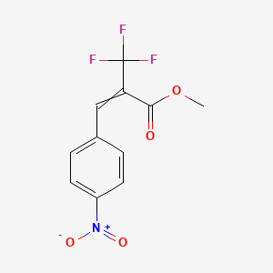 Methyl 3-(4-nitrophenyl)-2-(trifluoromethyl)prop-2-enoate