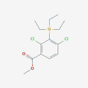 Benzoic acid, 2,4-dichloro-3-(triethylsilyl)-, methyl ester