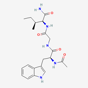 N-Acetyl-L-tryptophylglycyl-L-isoleucinamide