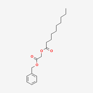 2-(Benzyloxy)-2-oxoethyl decanoate