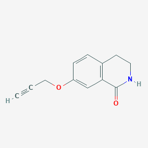 7-[(Prop-2-yn-1-yl)oxy]-3,4-dihydroisoquinolin-1(2H)-one