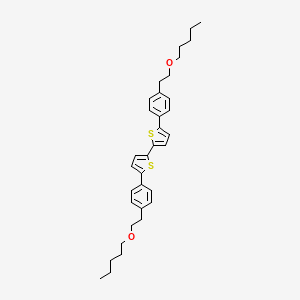 5,5'-Bis{4-[2-(pentyloxy)ethyl]phenyl}-2,2'-bithiophene