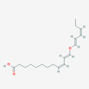 molecular formula C18H28O3 B1260625 Etherolenic acid 