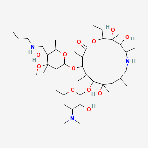 molecular formula C41H79N3O12 B1260637 Tulathromycin 