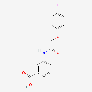 3-[2-(4-Iodophenoxy)acetamido]benzoic acid