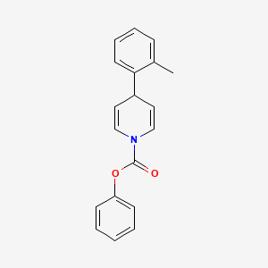 1(4H)-Pyridinecarboxylic acid, 4-(2-methylphenyl)-, phenyl ester