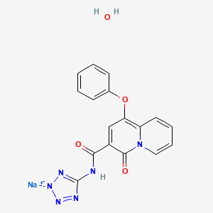 Quinotolast sodium monohydrate